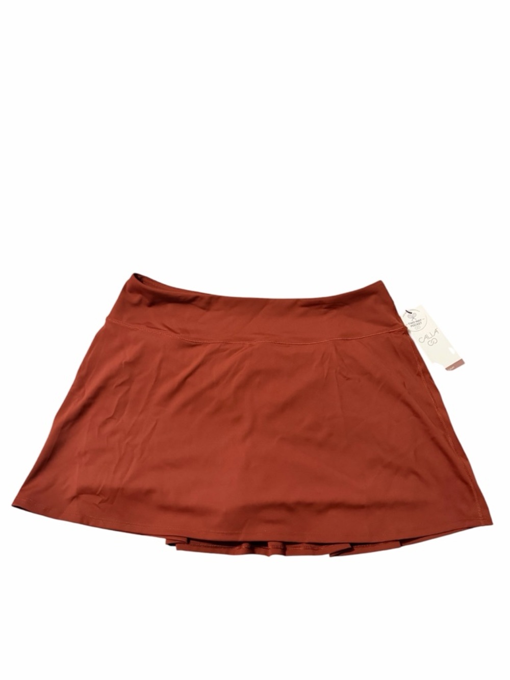 Calia Active Pull-On Skort in Rust L NWT